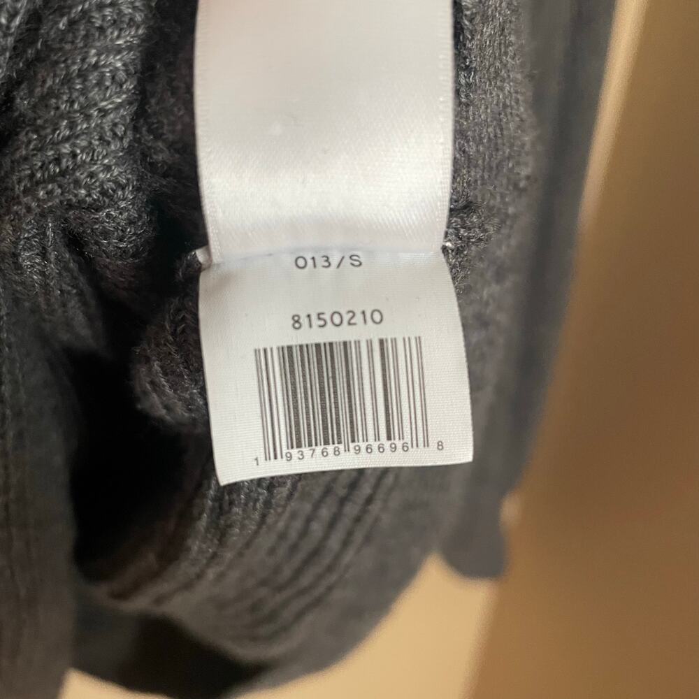 1.STATE Ribbed Balloon Sleeve Sweater Womens Small Gray Cotton - Picture 9 of 9